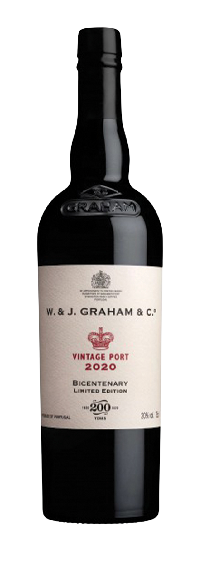 Graham's Bicentenary Anniversary Vintage 20% 2020 75cl