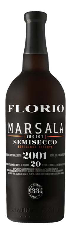 Florio Semisecco Riserva 19% 2001 75cl