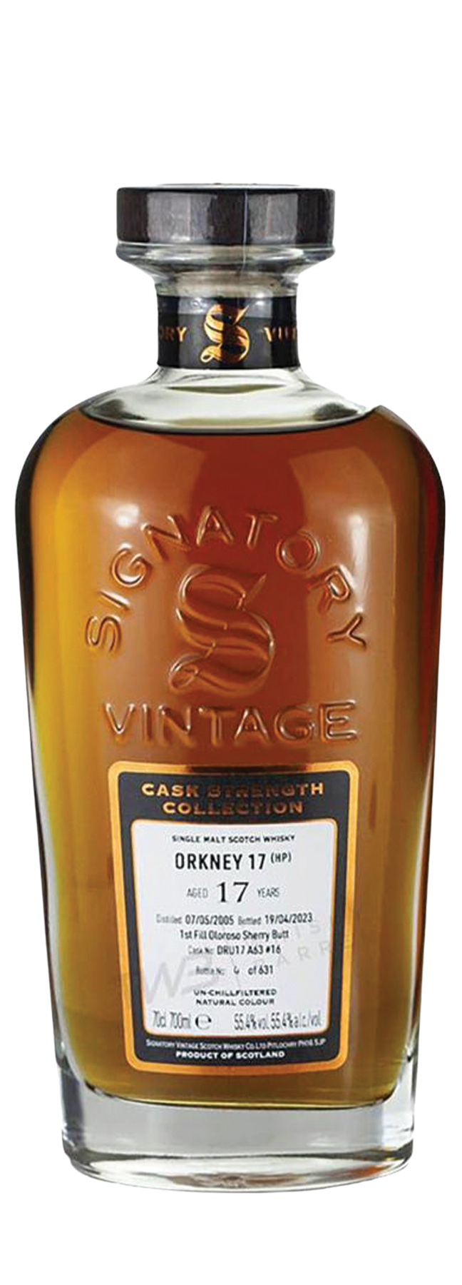 17 Years old Orkney Signatory 55,4% 2005 70cl