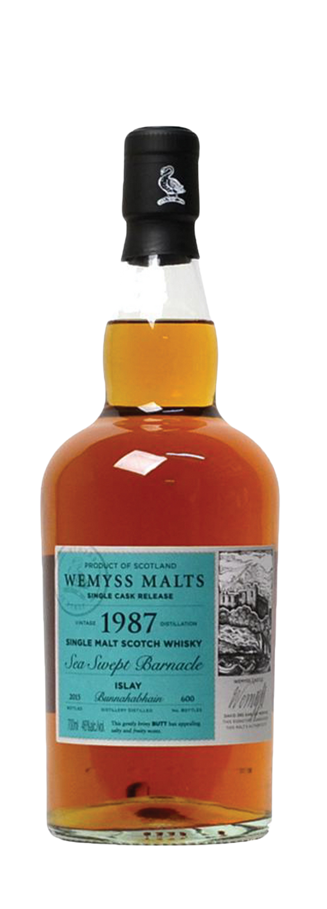 27 Years Old Sea Swept Barnacle Wemyss Malts 46%  70cl